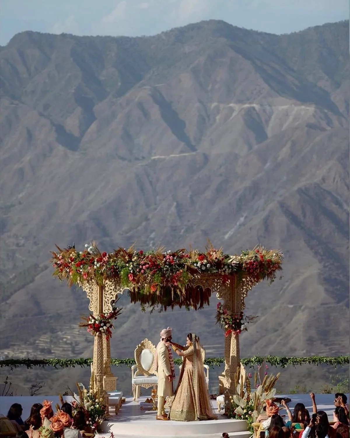 Floral mandap